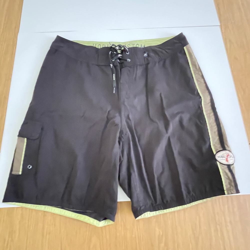 Hobie Black and Green Board Shorts Size 36